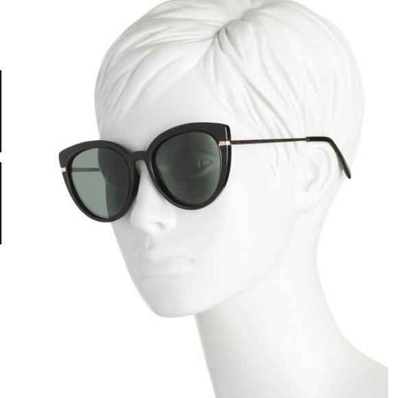 Le Specs Black Frames with Silver Detail Sunglasses - Picture 5 of 13